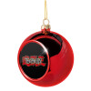 Christmas tree ball Red 8cm