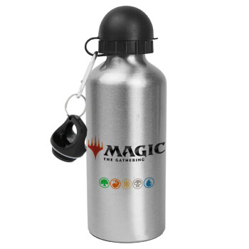 Magic the Gathering, Metallic water jug, Silver, aluminum 500ml