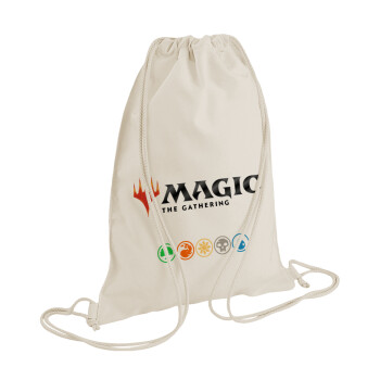 Magic the Gathering, Backpack bag GYMBAG natural (28x40cm)