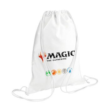 Magic the Gathering, Backpack pouch GYMBAG white (28x40cm)