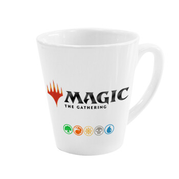 Magic the Gathering, Κούπα κωνική Latte Λευκή, κεραμική, 300ml