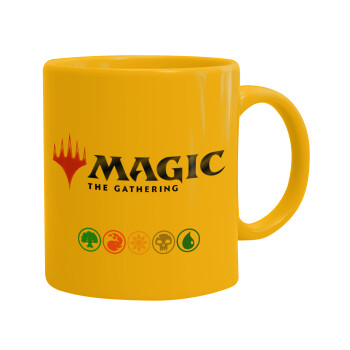 Magic the Gathering, Κούπα, κεραμική κίτρινη, 330ml