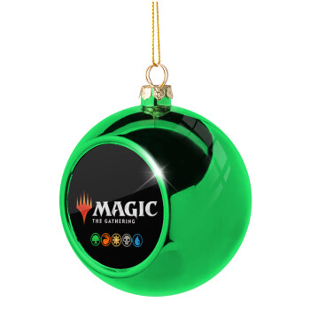 Magic the Gathering, Green Christmas tree ornament ball 8cm