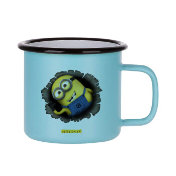 Minions hi, Κούπα Μεταλλική εμαγιέ ΜΑΤ σιέλ 360ml