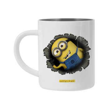 Minions hi, Mug Stainless steel double wall 450ml