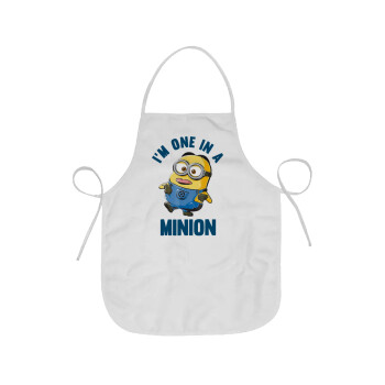 I'm one in a minion, Chef Apron Short Full Length Adult (63x75cm)
