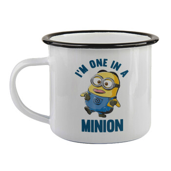 I'm one in a minion, Κούπα εμαγιέ με μαύρο χείλος 360ml