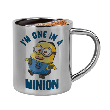 I'm one in a minion, Double-wall metal cup for espresso (220ml)