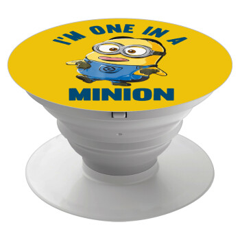 I'm one in a minion, Phone Holders Stand  White Hand-held Mobile Phone Holder