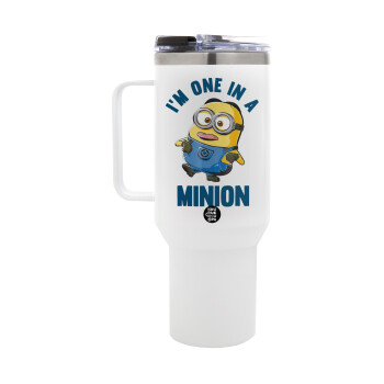 I'm one in a minion, Mega Stainless steel Tumbler with lid, double wall 1,2L