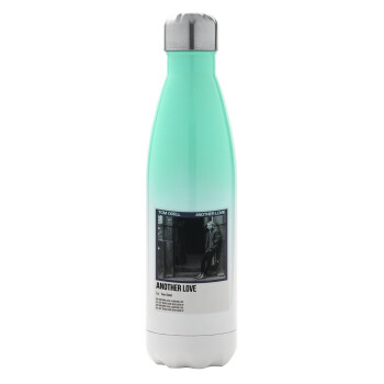 Tom Odell, another love, Metal mug thermos Green/White (Stainless steel), double wall, 500ml