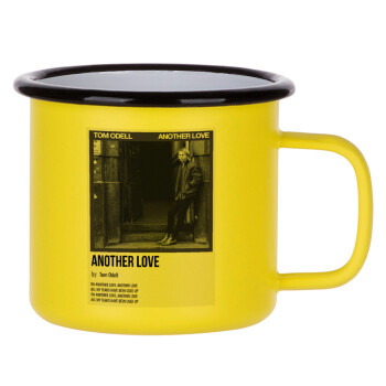 Tom Odell, another love, Metallic enamel MATT Yellow cup 360ml