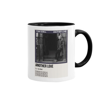Tom Odell, another love, Κούπα χρωματιστή μαύρη, κεραμική, 330ml