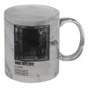 Mug ceramic marble style, 330ml