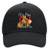 Adult Ultimate Hat BLACK, (100% COTTON DRILL, ADULT, UNISEX, ONE SIZE)