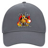 Ultimate Adult Hat Grey, (100% COTTON DRILL, ADULT, UNISEX, ONE SIZE)