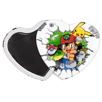 Pokemon brick, Μαγνητάκι καρδιά (57x52mm)