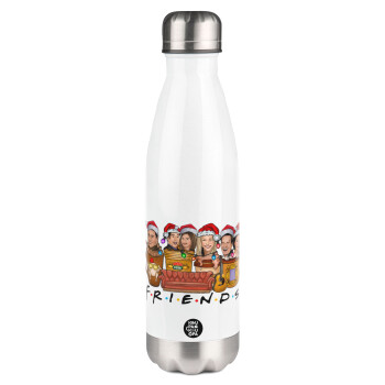 FRIENDS xmas, Metal mug thermos White (Stainless steel), double wall, 500ml