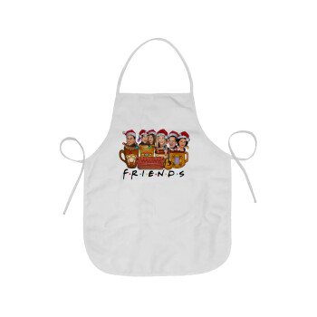 FRIENDS xmas, Chef Apron Short Full Length Adult (63x75cm)