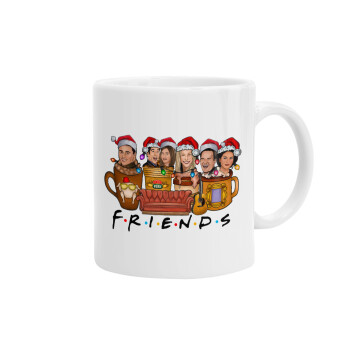 FRIENDS xmas, Ceramic coffee mug, 330ml (1pcs)