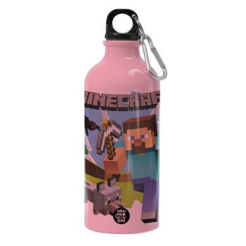 Minecraft Alex and friends, Water bottle 600ml