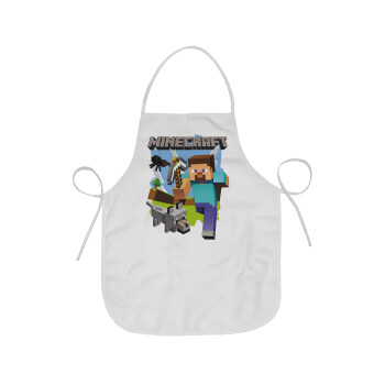 Minecraft Alex and friends, Chef Apron Short Full Length Adult (63x75cm)