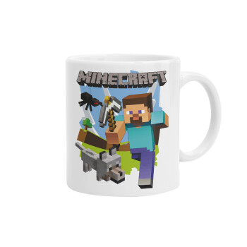 Minecraft Alex and friends, Ceramic coffee mug, 330ml (1pcs)