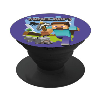 Minecraft Alex and friends, Phone Holders Stand  Black Hand-held Mobile Phone Holder