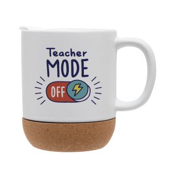 Teacher mode, Ceramic coffee mug Cork (MAT), 330ml (1pcs)