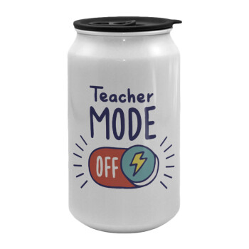 Teacher mode, Κούπα ταξιδιού μεταλλική με καπάκι (tin-can) 500ml