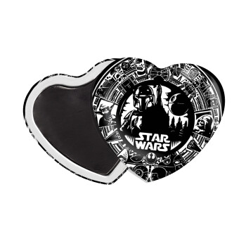 Star Wars Disk, Μαγνητάκι καρδιά (57x52mm)