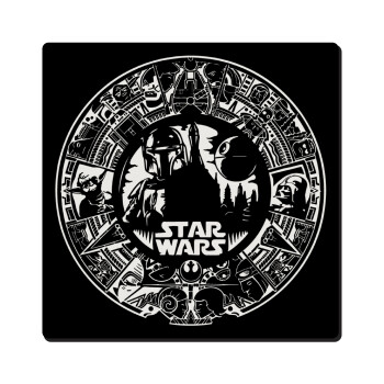 Star Wars Disk, Τετράγωνο μαγνητάκι ξύλινο 6x6cm