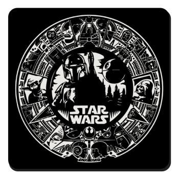 Star Wars Disk, Τετράγωνο μαγνητάκι ξύλινο 9x9cm