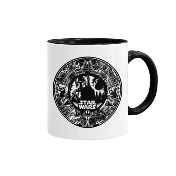 Star Wars Disk, Mug colored black, ceramic, 330ml