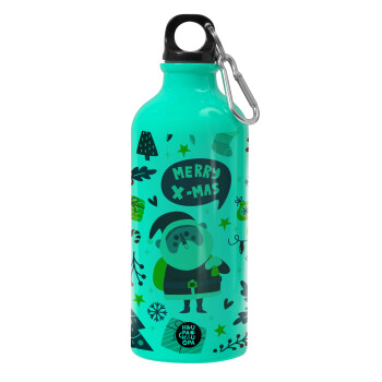 Merry x-mas pattern, Water bottle 600ml