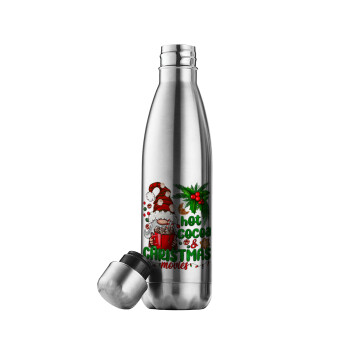 Hot cocoa and Christmas movies, Inox (Stainless steel) double-walled metal mug, 500ml