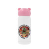 Pink stainless steel thermal flask, 320ml