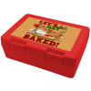 Children's cookie container RED 185x128x65mm (BPA free plastic)