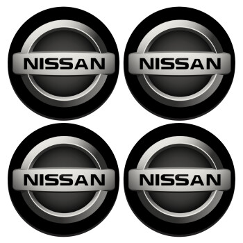 nissan, ΣΕΤ 4 Σουβέρ ξύλινα στρογγυλά (9cm)