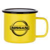 Metallic enamel MATT Yellow cup 360ml