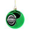 Green Christmas tree ornament ball 8cm