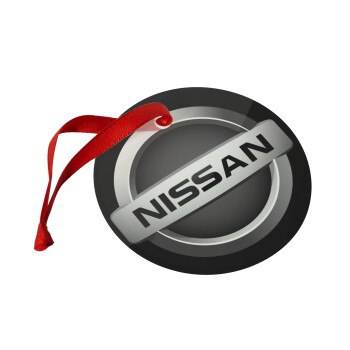 nissan, Christmas ornament glass 9cm