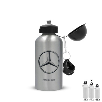 mercedes, Metallic water jug, Silver, aluminum 500ml