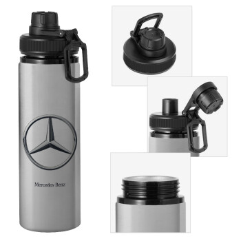 mercedes, Metallic water bottle with safety cap, 850ml aluminum