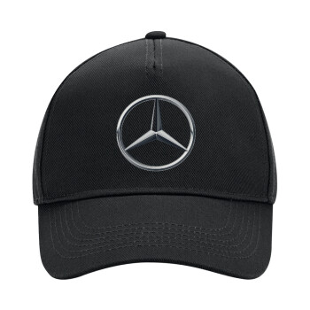 mercedes, Adult Ultimate Hat BLACK, (100% COTTON DRILL, ADULT, UNISEX, ONE SIZE)