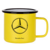 Metallic enamel MATT Yellow cup 360ml