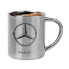 Double-wall metal cup for espresso (220ml)