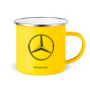 Yellow Enamel Metallic Cup 360ml