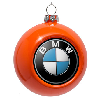 BMW, Στολίδι Χριστουγεννιάτικη μπάλα δένδρου Πορτοκαλί 8cm