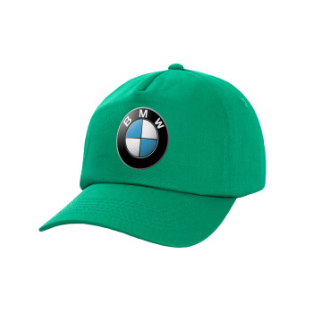 BMW, Καπέλο Ενηλίκων Baseball, 100% Βαμβακερό,  Πράσινο (ΒΑΜΒΑΚΕΡΟ, ΕΝΗΛΙΚΩΝ, UNISEX, ONE SIZE)